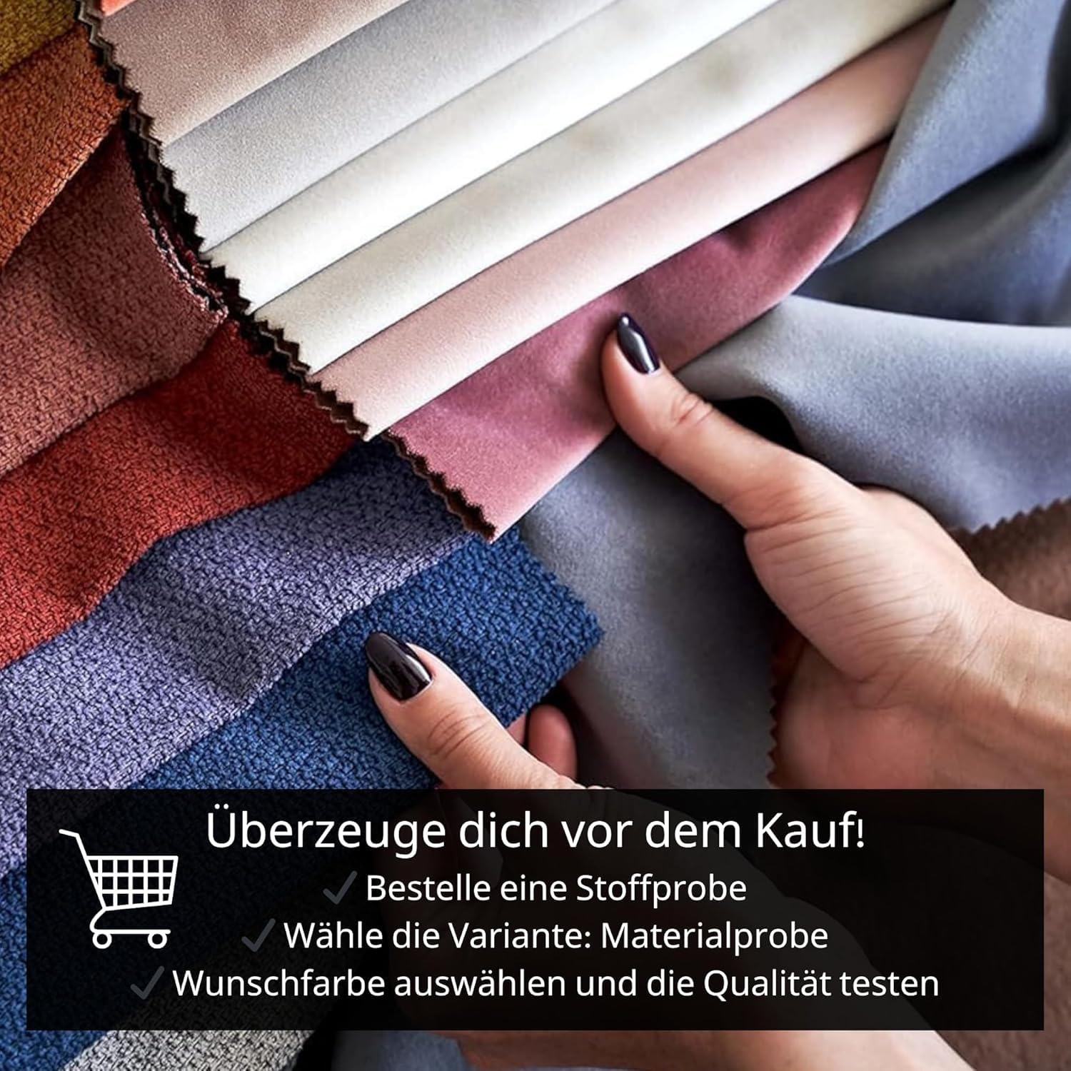 MONILLA Microfaser Velours Meterware 5 M x 143 cm breit – Weicher und strapazierfähiger Möbelstoff, vielseitiger Polsterstoff und Samtstoff in Uni-Farben, ideal für Sofas und Stühle - Amethyst
