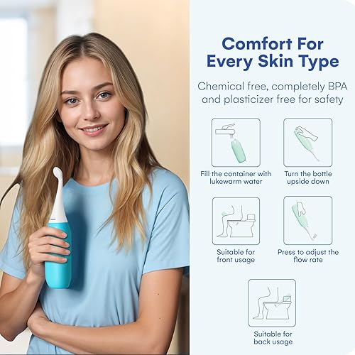 Miniatura 5 de La ducha de trasero HAPPYPO original - Bidé portátil para viajes - Conocido del programa alemán Shark Tank - El Easy-Bidet 2.0 reemplaza