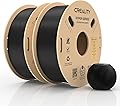 Creality PETG Filament, Hyper PETG 1.75mm, Print Speed 30-600mm/s, Dimensional Accuracy +/- 0.02, Carton Spool (4.4lbs), For Most FDM 3D Printers, 2kg Black