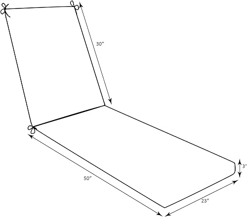 Miniatura 9 de Pillow Perfect - Cojín a rayas para diván de exteriores, relleno de fibra de felpa, resistente a la intemperie y a la decoloración, respaldo sólido,