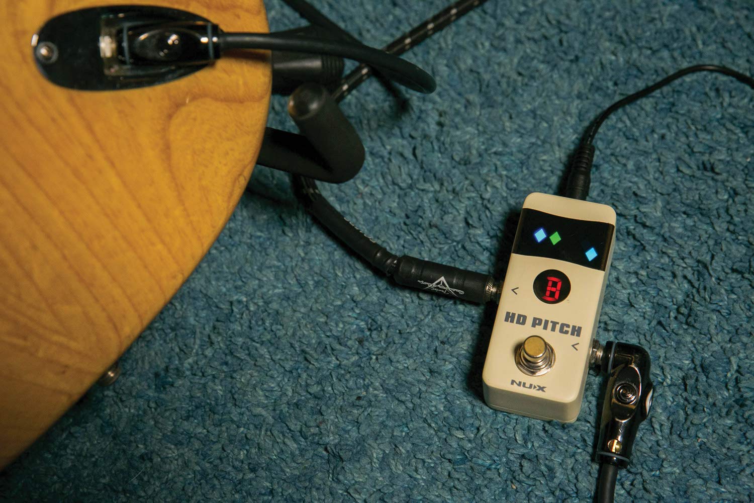 Pedal afinador de guitarra NUX Compact Color