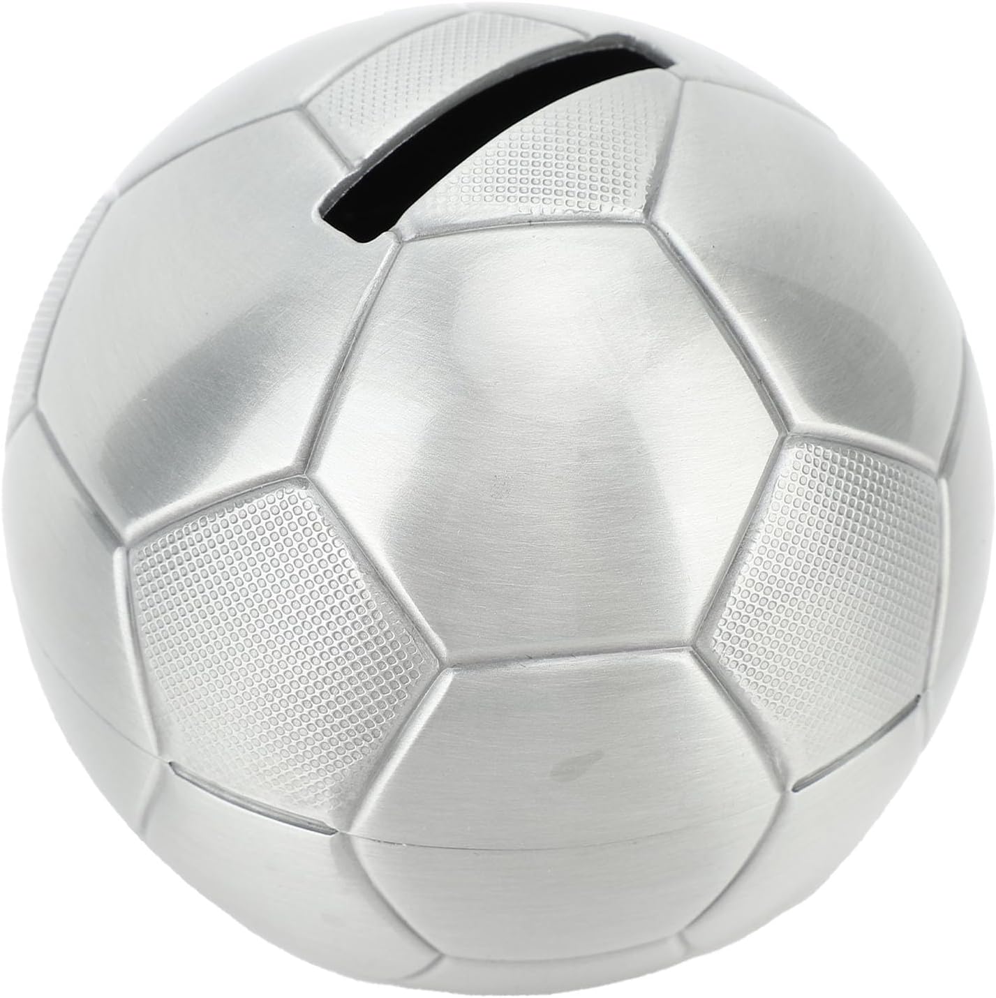 Soccer Piggy Bank, Zinc Alloy Football Sports Themed Unbreakable Coin Bank, Vintage Large Money Saving Box for Girls and Boys, Soccer Gifts for Birthday, Festival