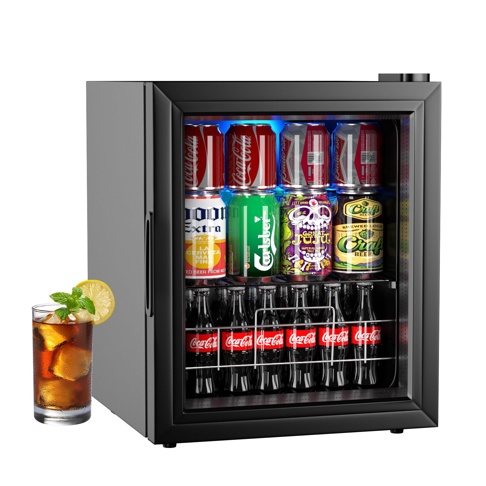 BINMIT FLB-45 1.8 cu ft Beverage Cooler Black