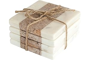 Creative Co-Op Farmhouse Coasters Set of 4