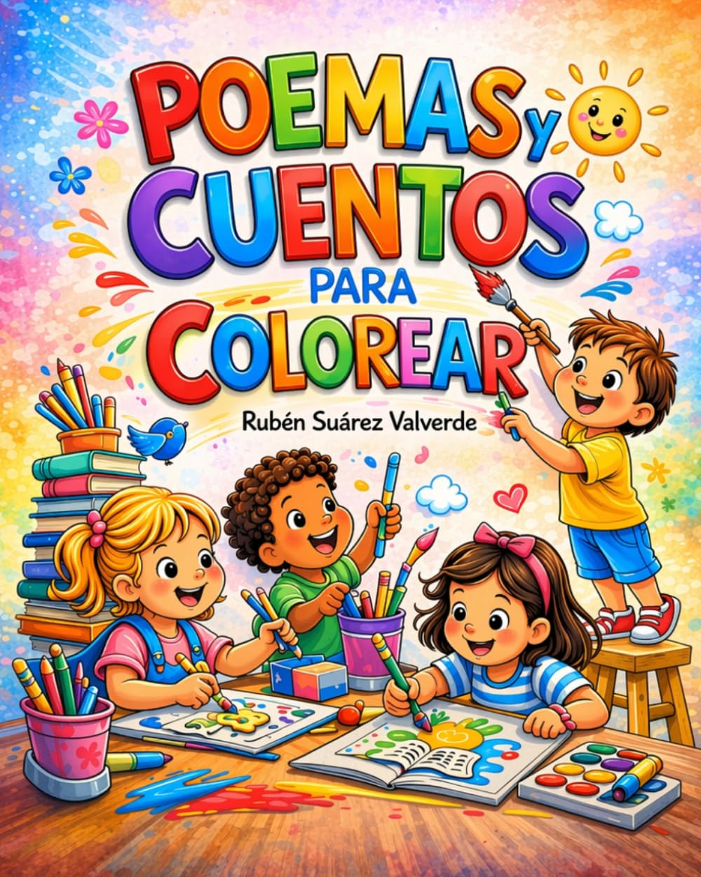 Poemas y cuentos para colorear