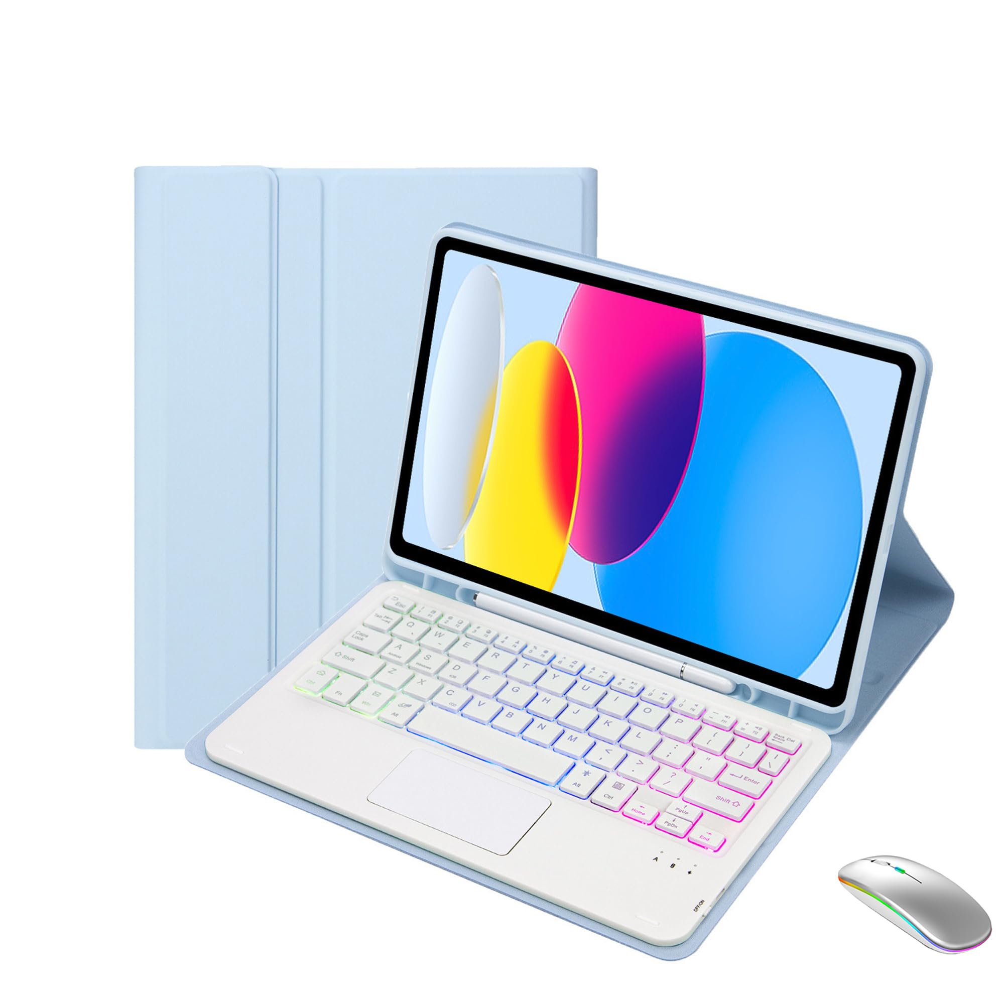 Clavier Samsung Galaxy Tab A8 10.5 avec pavé tactile et souris