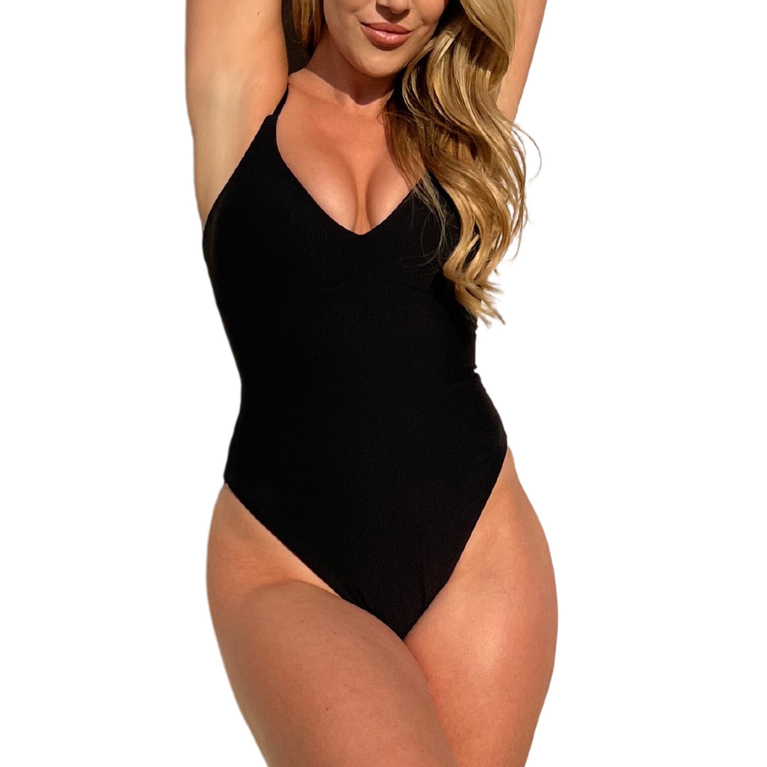 Epiphany LA Push Up & Tummy Control, Shapewear One Piece Swimsuit with Lace Up Back Detail