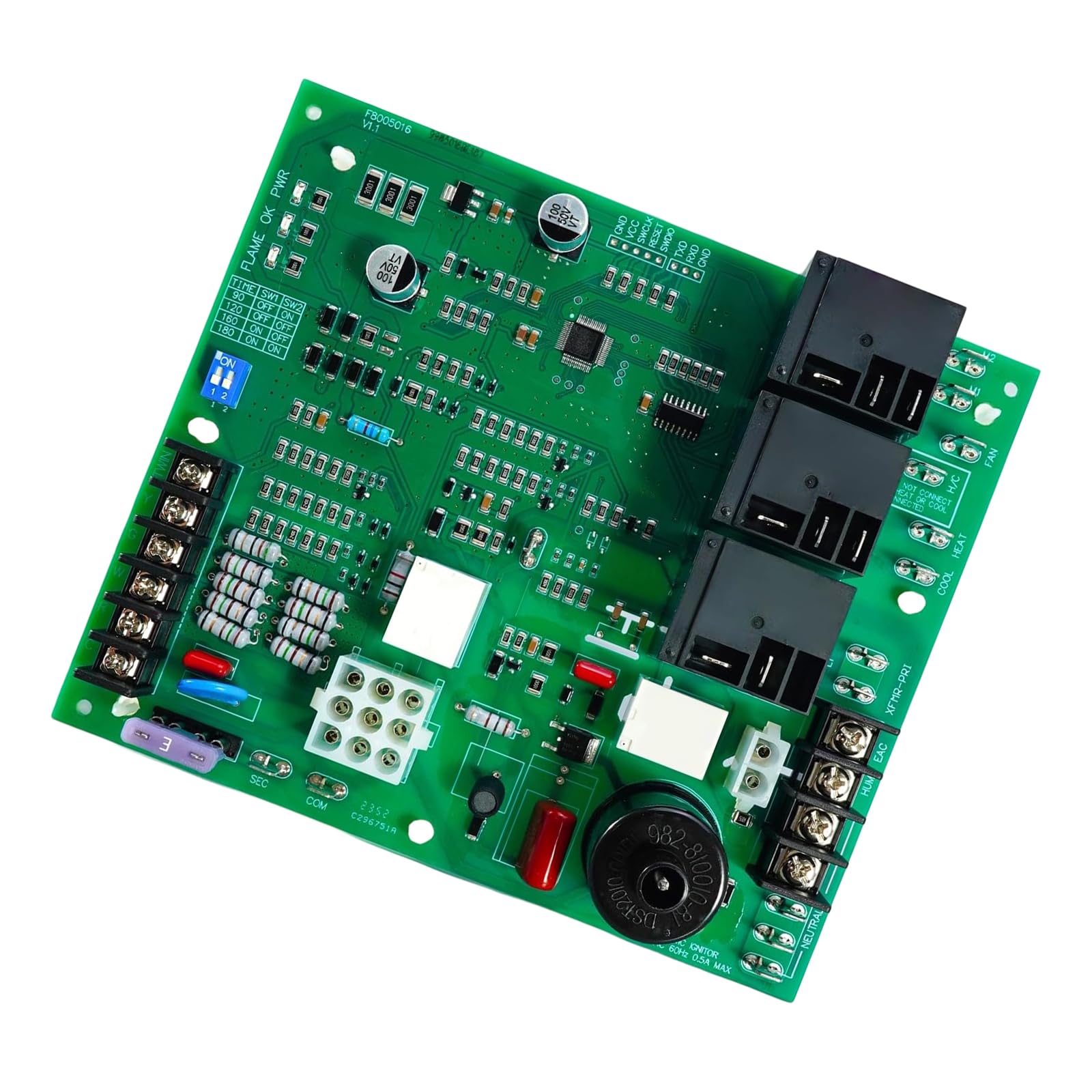 Parte de arranque de llama bien hecha para un uso eficiente del dispositivo de calefacción, fácil configuración y función suave, control de encendido permanente seguro PCB