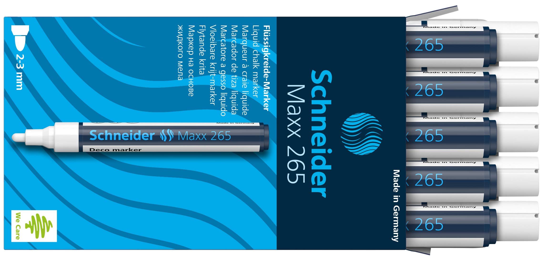Schneider Maxx 265 - Marcador (Color blanco)