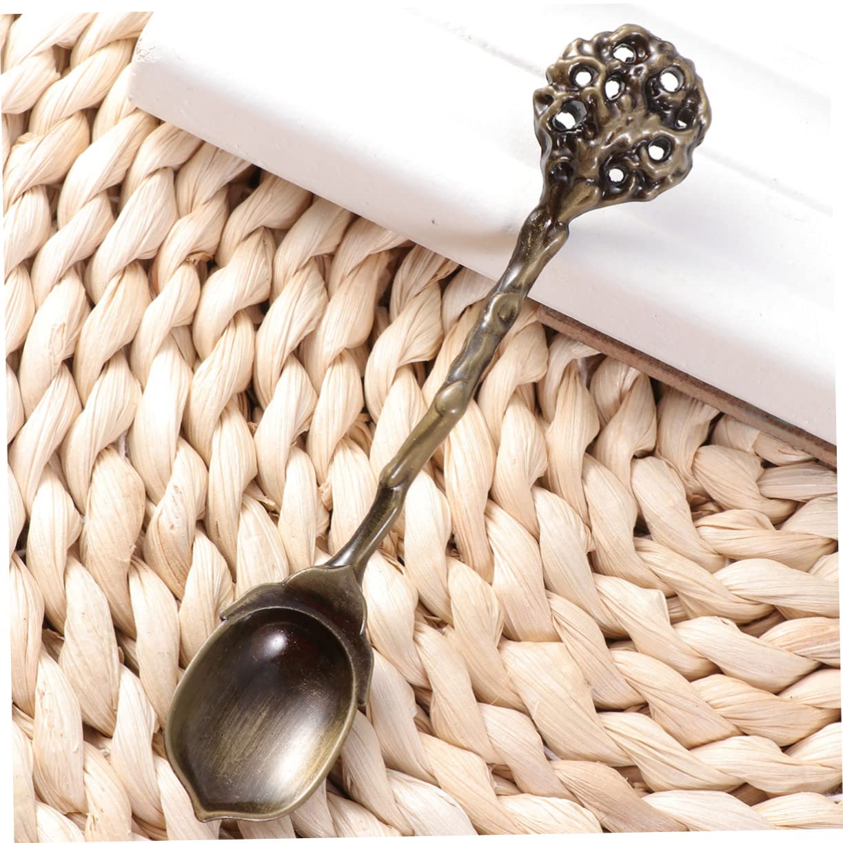 ABOOFAN 15-teiliges Retro-kaffeerührlöffel-set Im Court-stil Espressolöffel-set Für Kaffee Eiscreme Geschnitzte Rührlöffel Vintage-design Für Die Hausbar