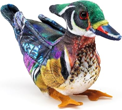 Folkmanis Mini Wood Duck Finger Puppet