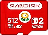 SANDISK microSD Express Card for Nintendo Switch 2, 512GB (Speeds up to 880MB/s Read/650MB/s Write, Full HD) - 1