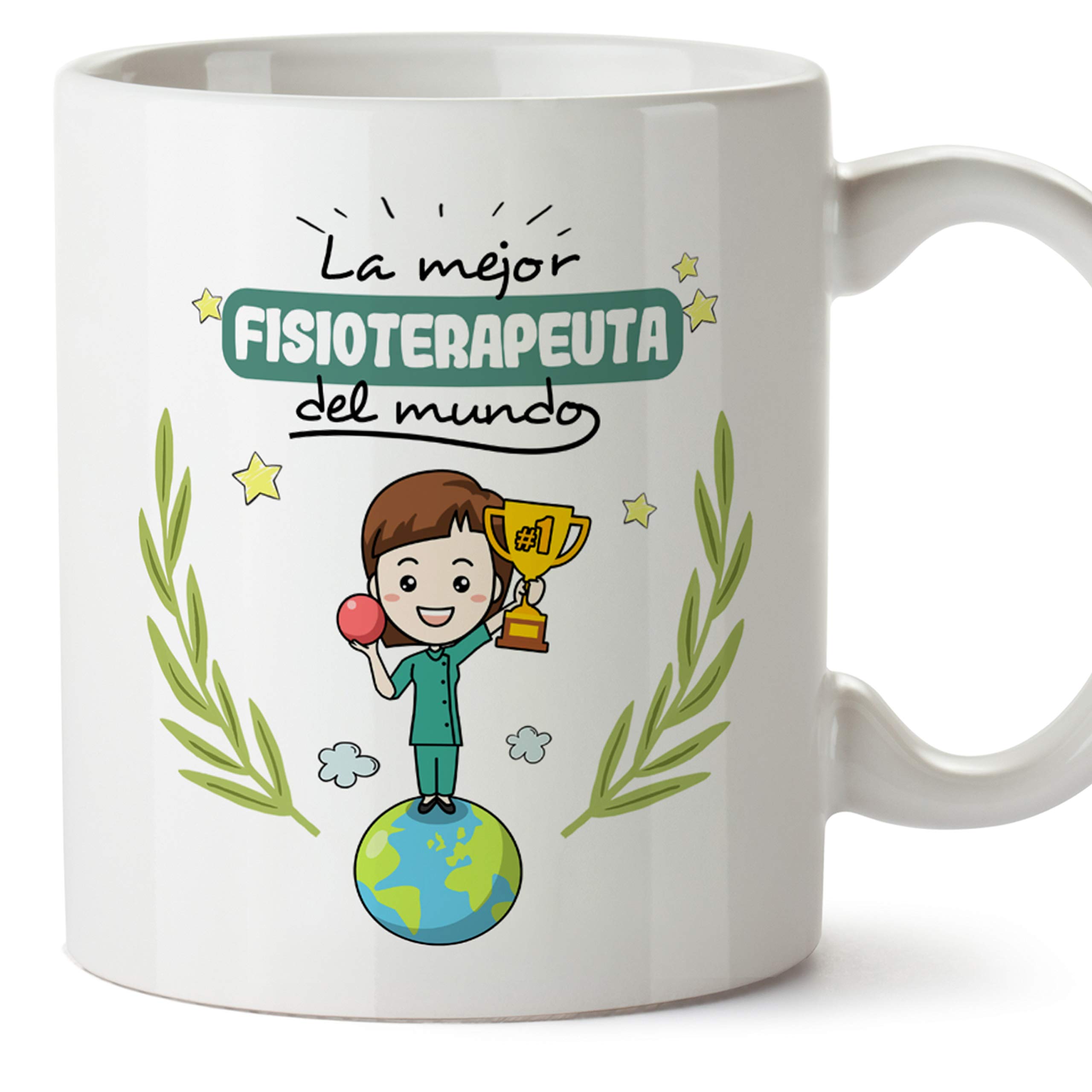 MUGFFINS Taza Fisioterapeuta Hombre (Mejor del Mundo) - Regalos Originales y Divertidos de Fisioterapia — view 108