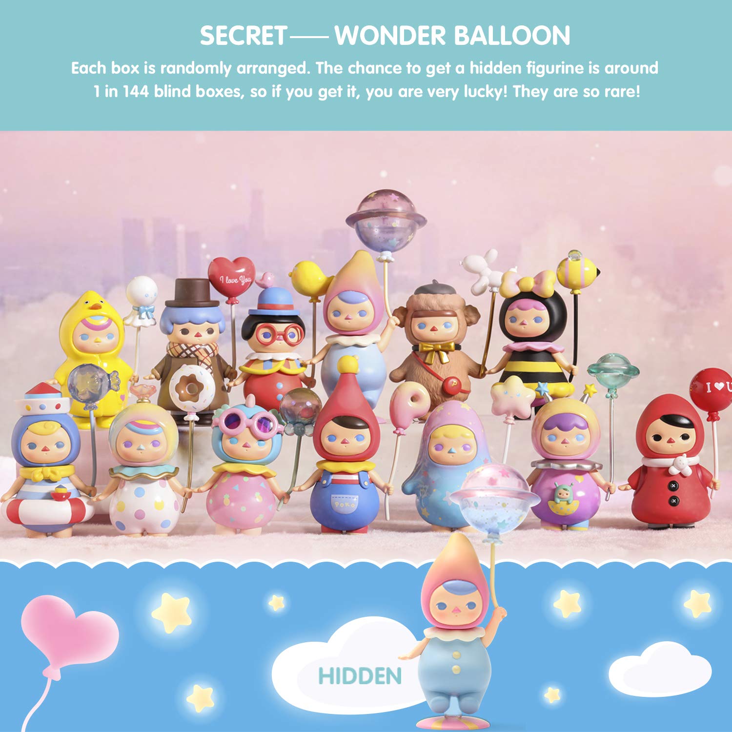 POP MART Pucky Babies Collection Art Toy Collectible Cute