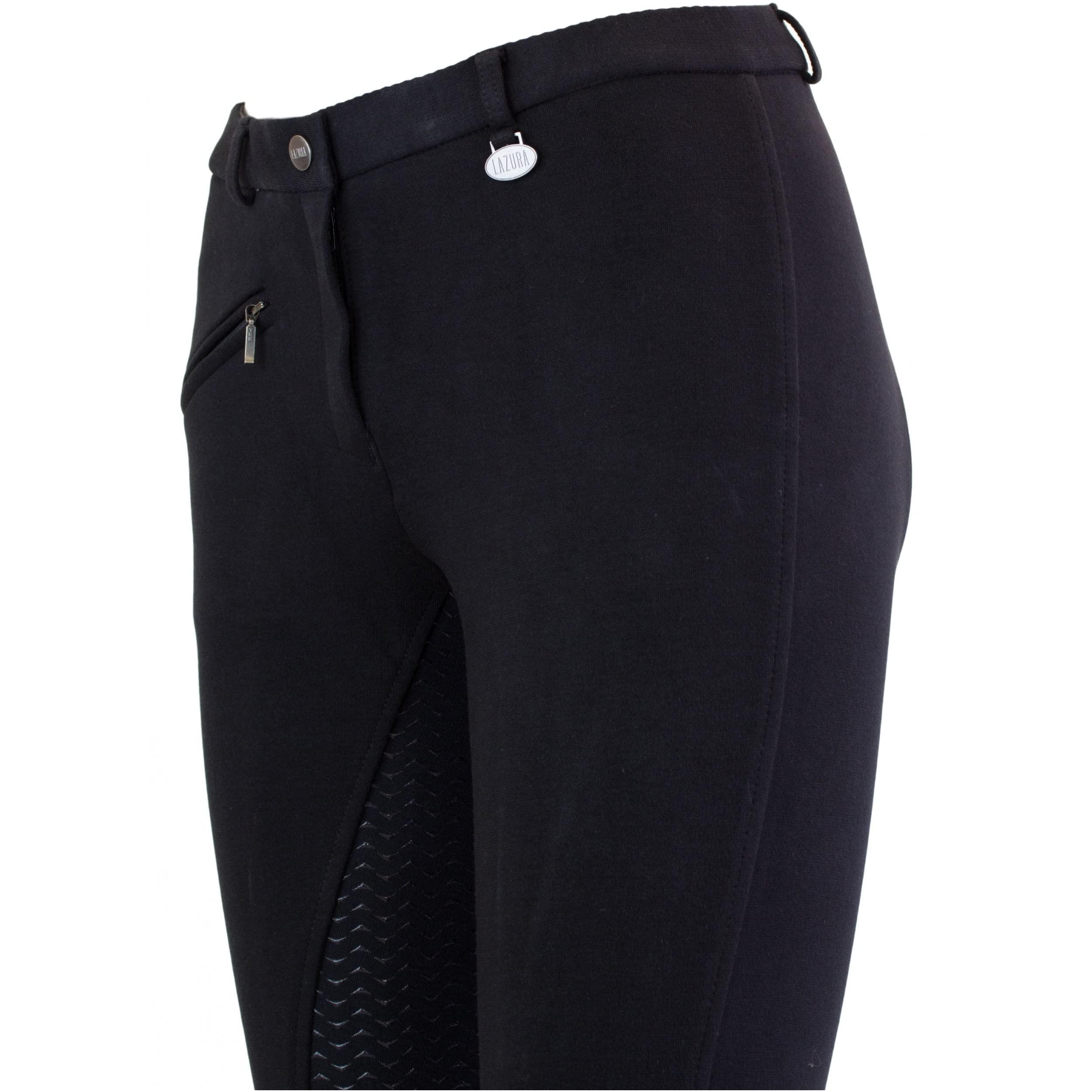 Lazura - Reithose Silikon Vollbesatz Comfort Hose für Damen, Kinder und Mädchen zum Reiten