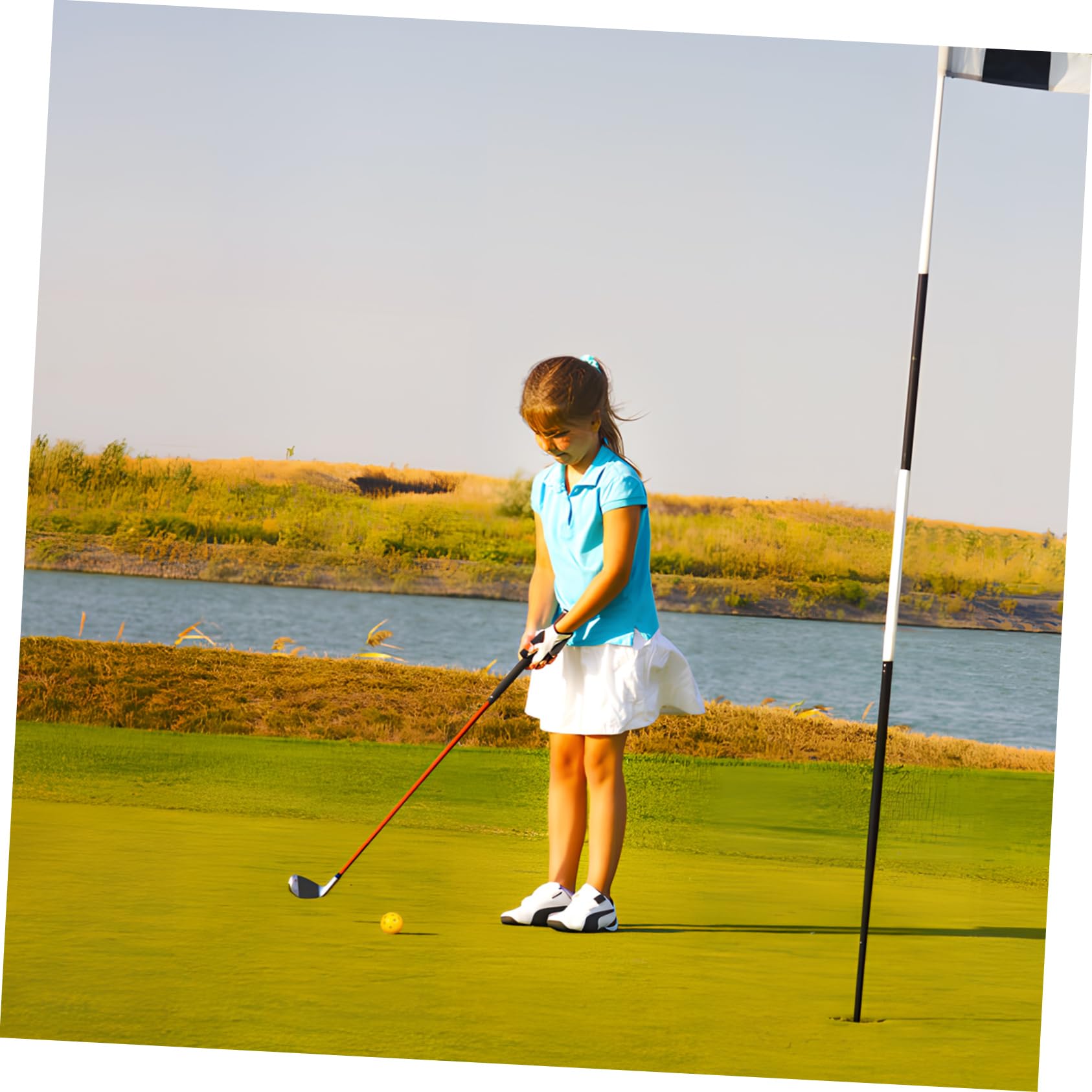 ifundom Golf Übungsbälle Leichte Kunststoffbälle Für Indoor Training Hochsichtbar Langlebig Für Swing Übungen Und Für Heimgebrauch Und Garten