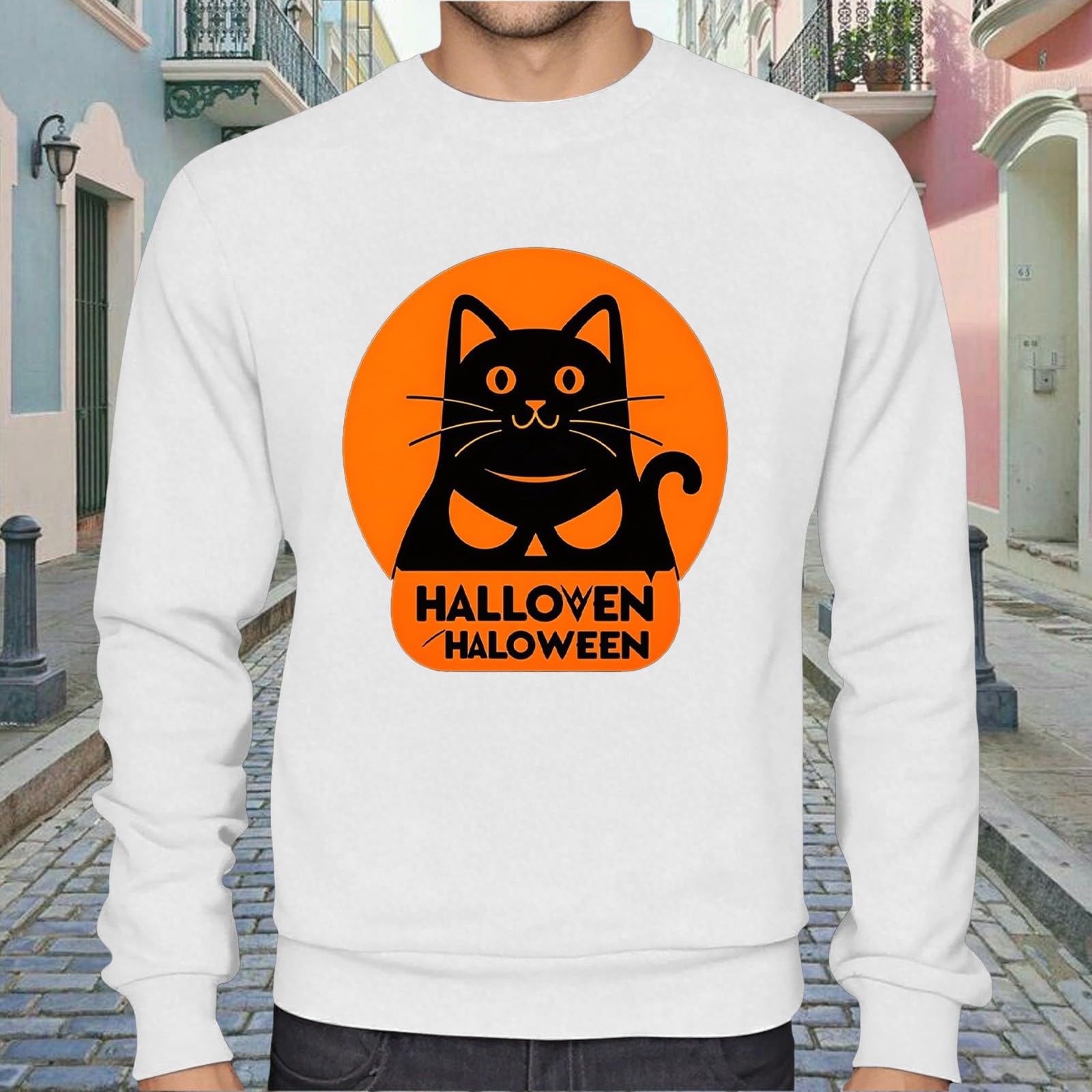 Ropa De Verano Hombre Sudadera Juvenil Informal, Sin Capucha Y con Estampado Halloween para Hombre, Moderna Elegante Camisa Roja Gimnasio Boxeo Top Deportivo Chaqueta Entretiempo