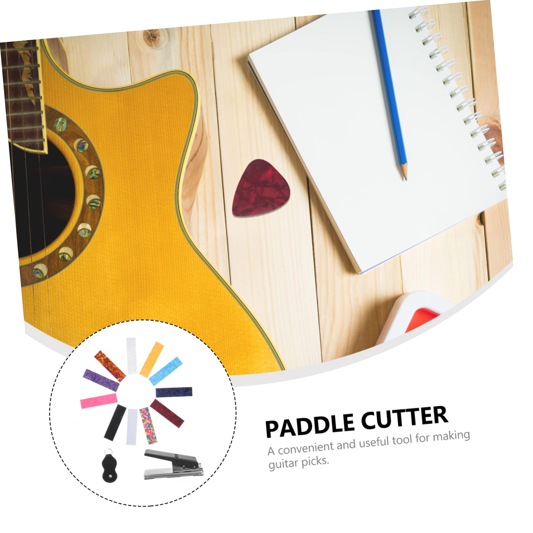 Outil de Fabrication Portable pour Médiators de Guitare, 29 Pièces