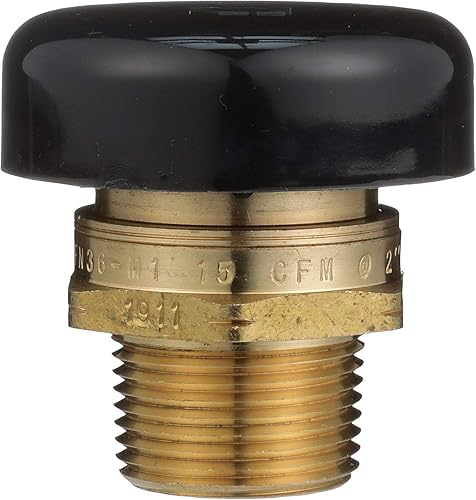 Watts LFN36-M1 Válvula de alivio de vacío de perfil bajo para tanques de agua y calentador, 34 pulgadas