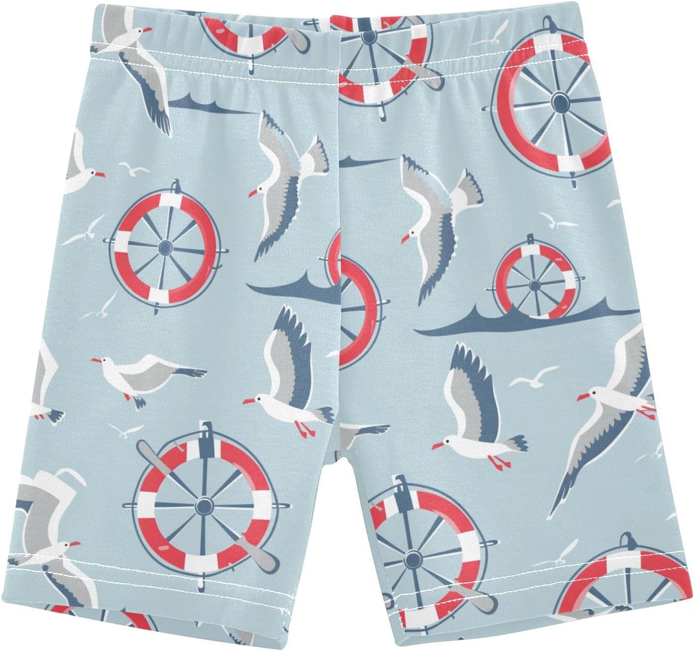 Seagull Girls Bike Shorts Toddler Soft Cotton Under Dress Dance Shorts
