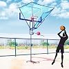 power network Outdoor Basketball Return Attachment Holder, Rolling Basketball Guard Nets Sports Basketball Shooting Aid with Wheels, Training Practice Equipment for Gyms Parks School