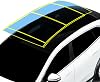 BOGAR TECH DESIGNS Precut Made for Mercedes-Benz EQE SUV 2023 Automotive Sunroof Paint Protection PPF Film Kit Cover for Panoramic Roof, Clear Bra