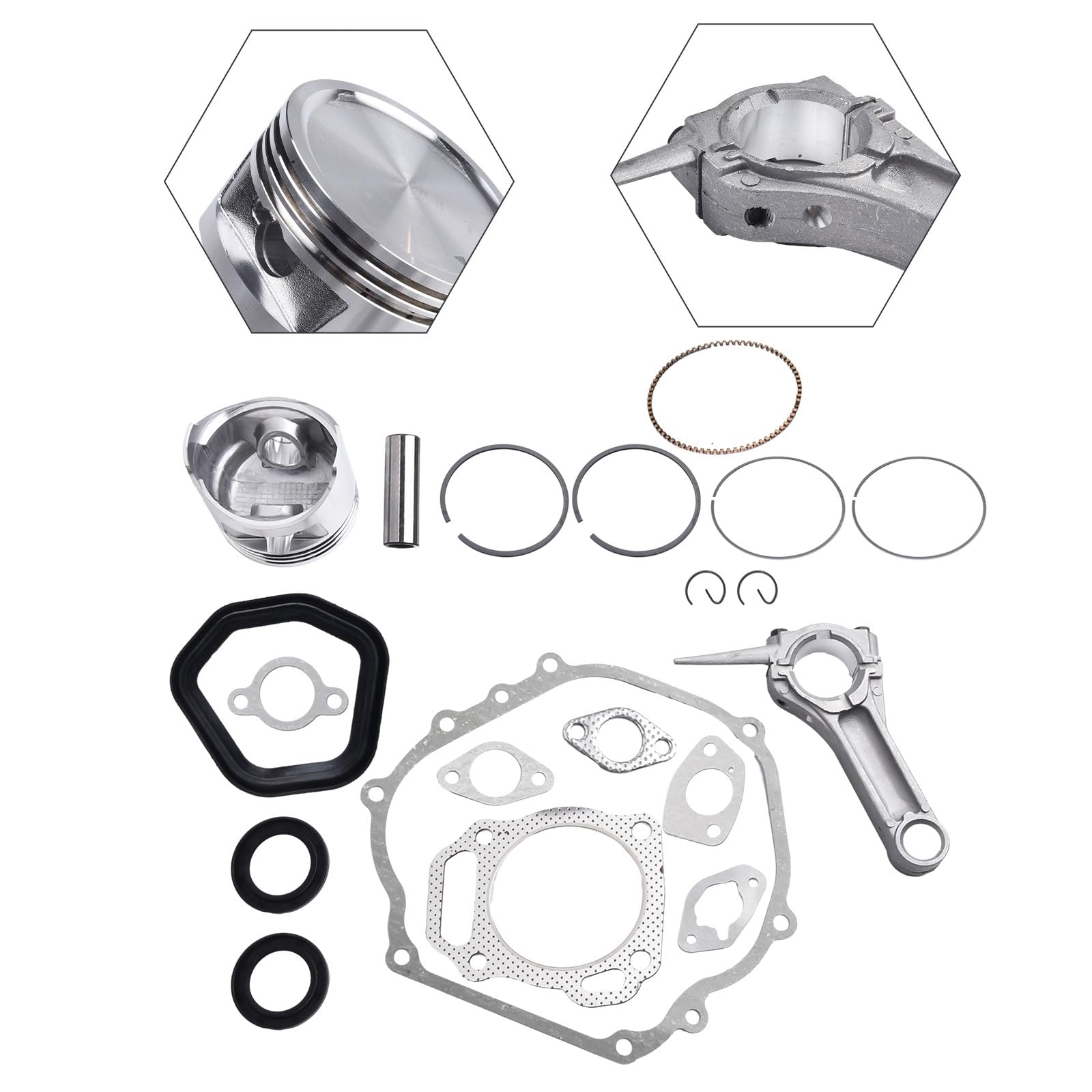 Kit de reconstruction de moteur pour Honda GX390 bielle joints moteur thermique 13HP