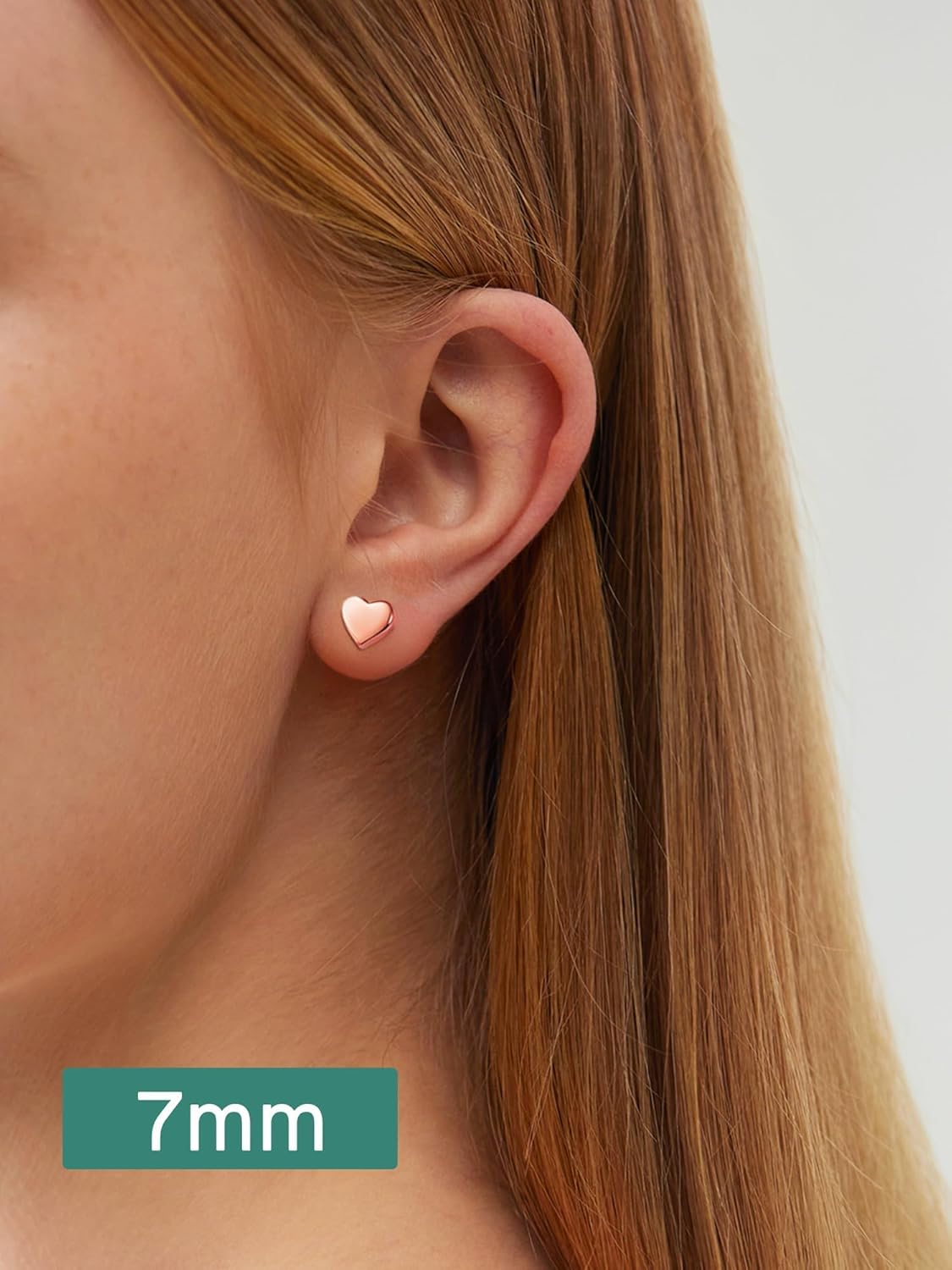 ChicSilver 925 Sterling Silver Stud Earrings Hypoallergenic, Dainty Simple Heart/Star/Moon/Lightning/Butterfly Earrings for Women with Gift Box - Image 2