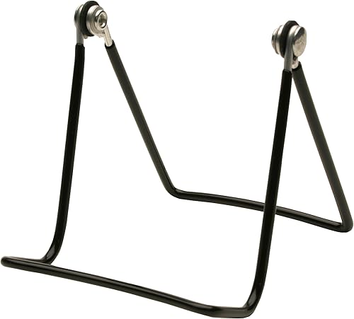 Gibson Holders 1AB caballete desplegablede alambres ajustables 3.75 pulgadas de ancho x 3.25 pulgadas de alto con 1.5 pulgadas con estante