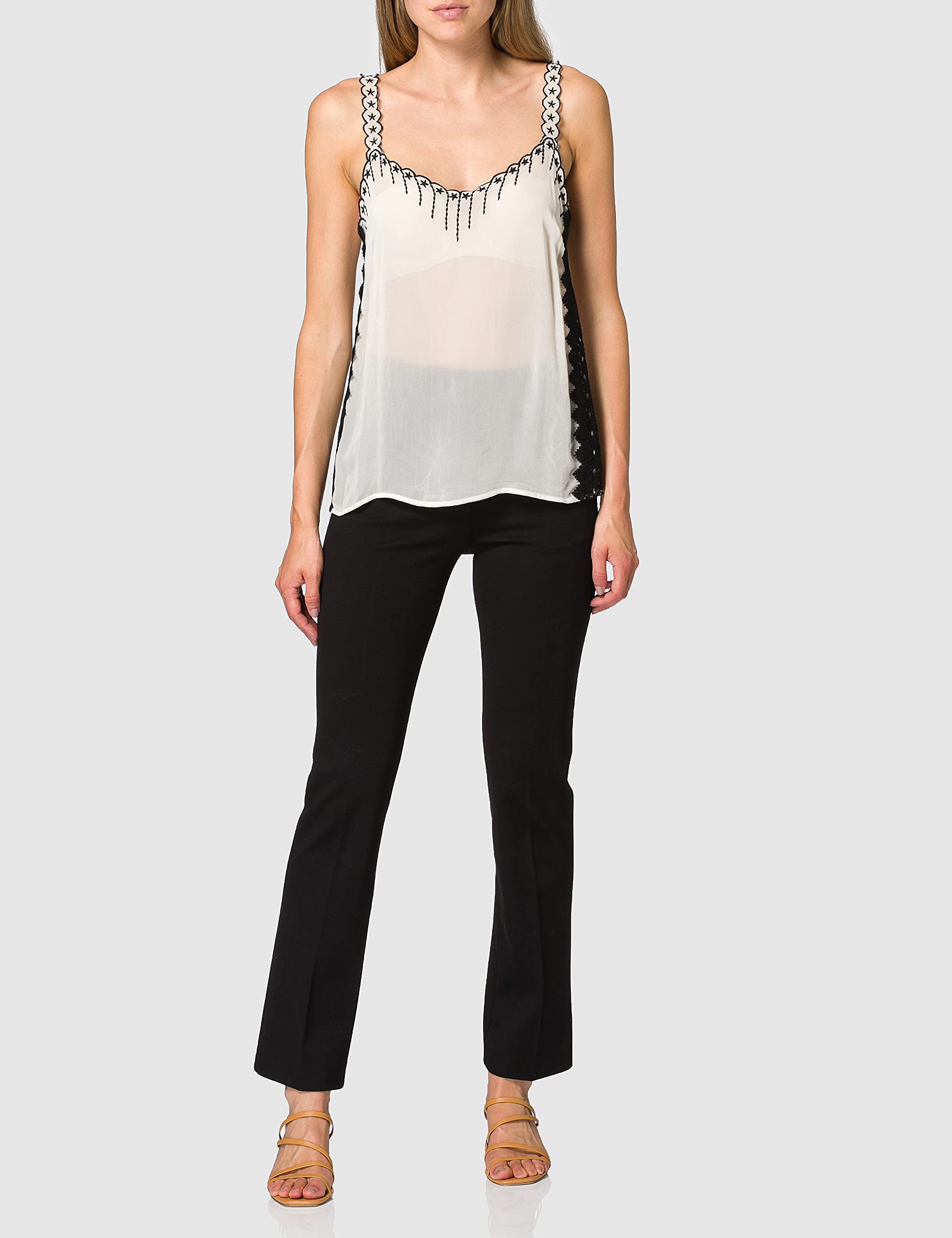 Pinko Raggirato Canottiera alla Moda Donna