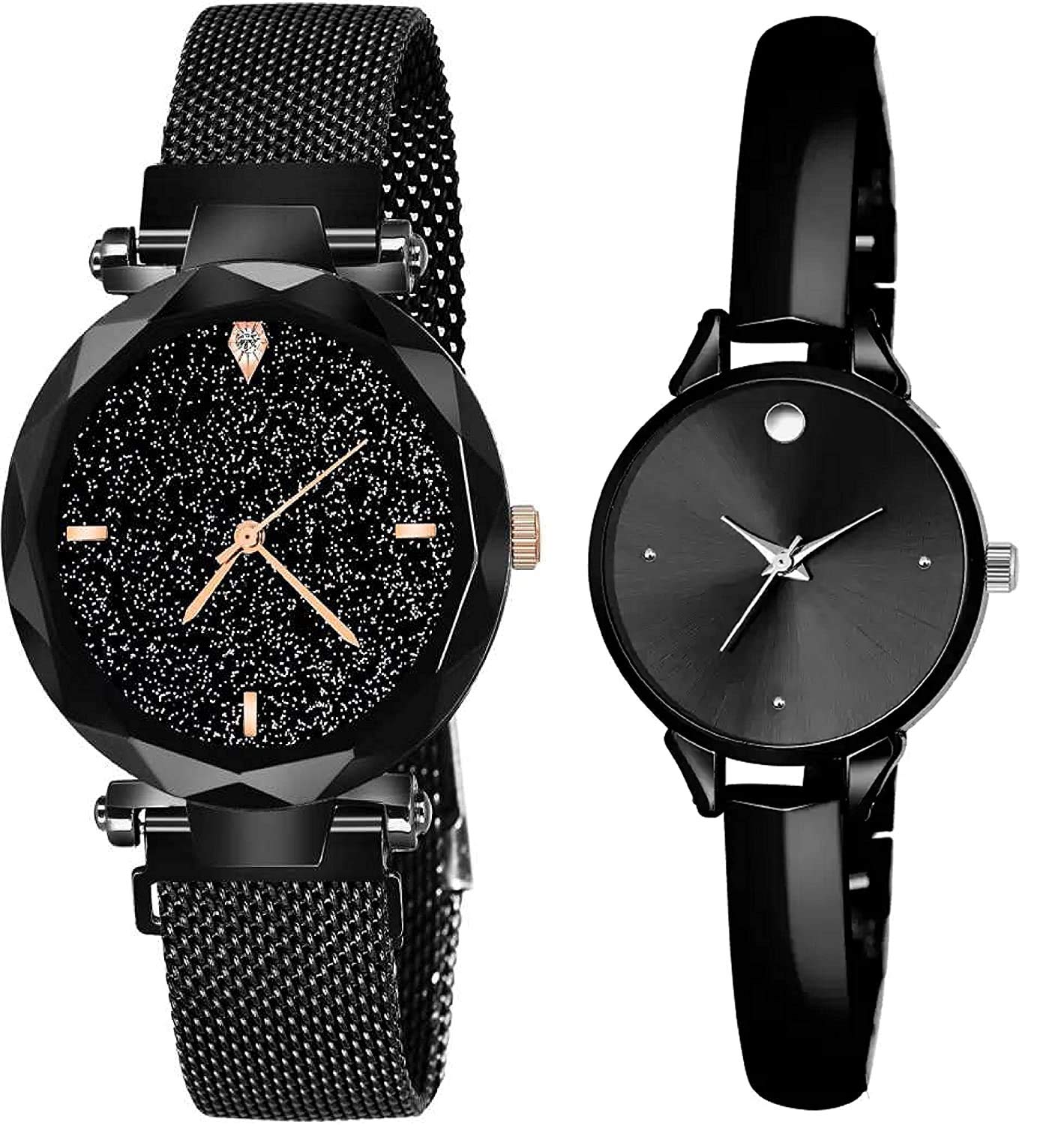 SELLORIA Analogue Womens & Girls Watch (Black Dial Black Colored Strap) (B08J453LNP) Amazon Price History, Amazon Price Tracker
