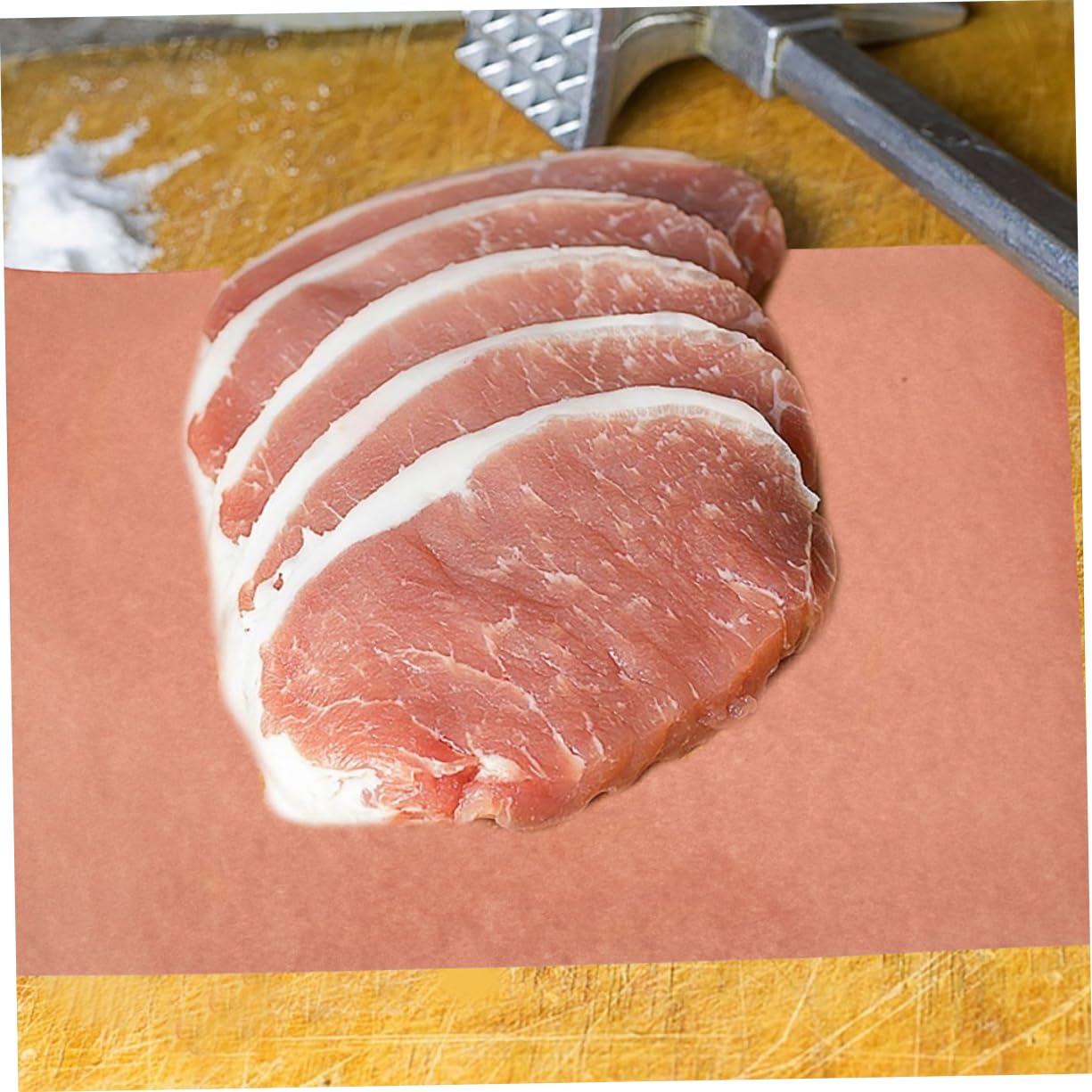 COLLBATH Rotolo di Carta da Macellaio e Decorare Dolci per Cucina per Avvolgere Alimenti Pasta Rosa Carta da Forno Antiaderente la Cottura la Creazione di Segnali