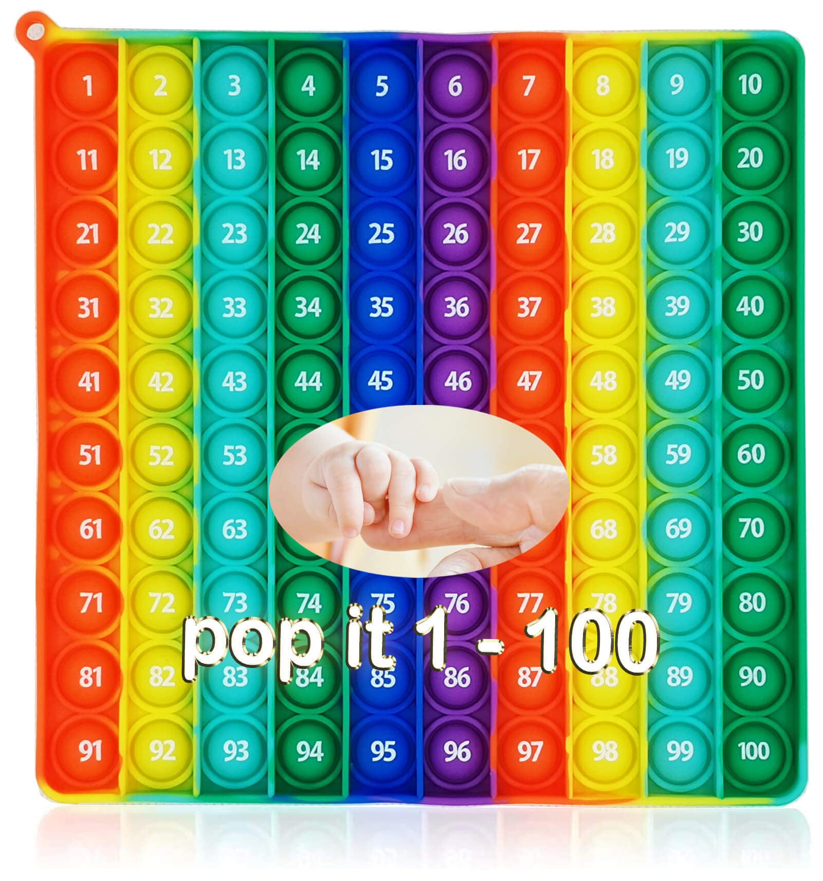 Buy 1100 Number Pop it Counting Toys for Teacher/Parent to Create