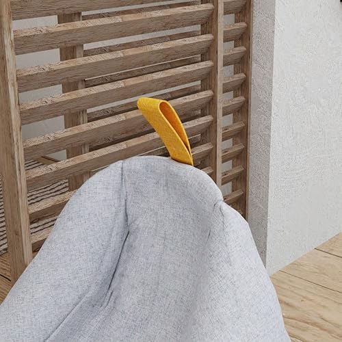 Miniatura 5 de Big Joe Tuft - Puf resistente a la intemperie, entretorcido de cerámica, resistente a la intemperie, tela con protección UV, lágrima de 3 pies