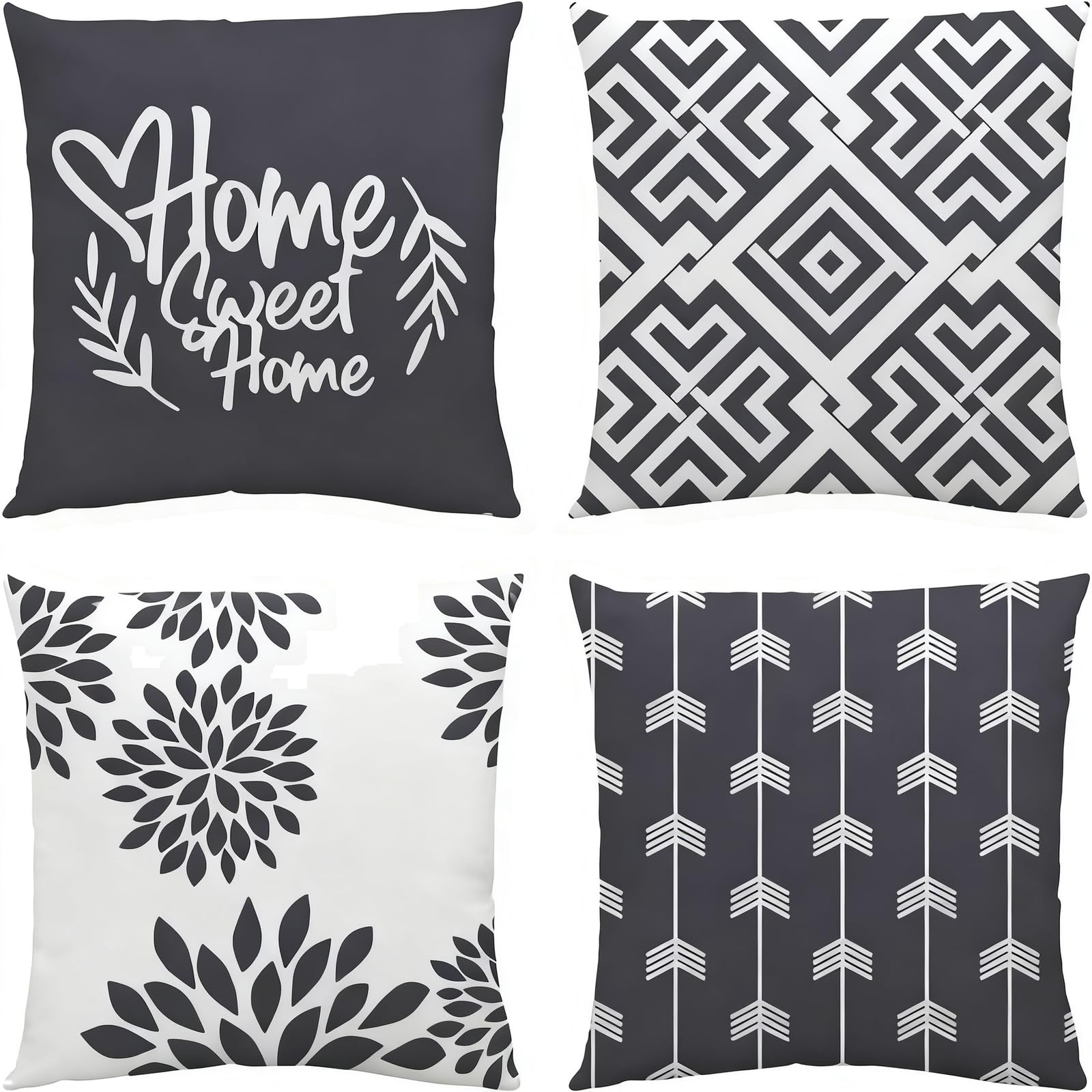 YIXANNX Charming Gray Throw Bed Pillows Adding Softness And Style To #3