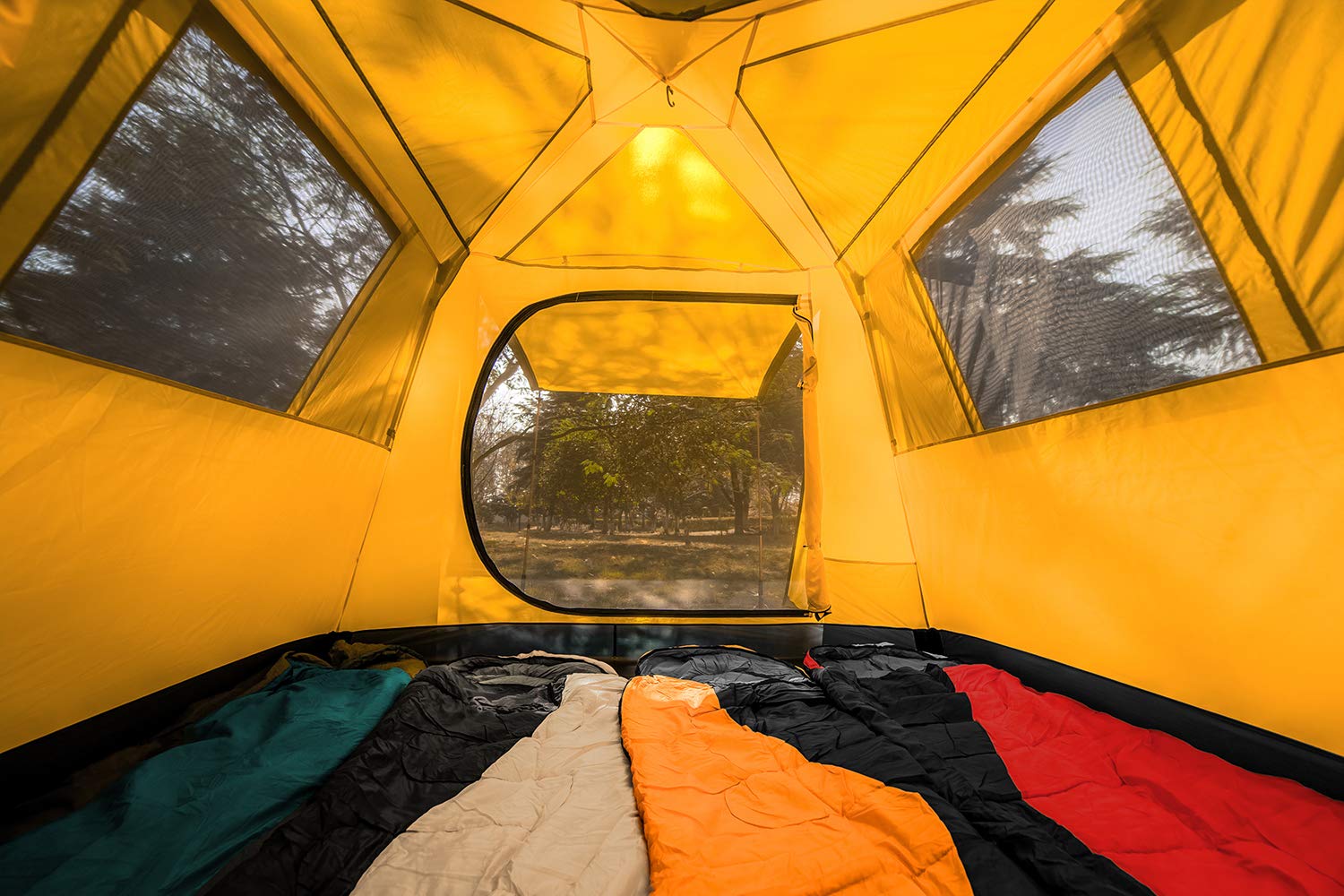 KAZOO 2／4 Person Camping Tent Outdoor Waterproof Family Large Tents 2/4