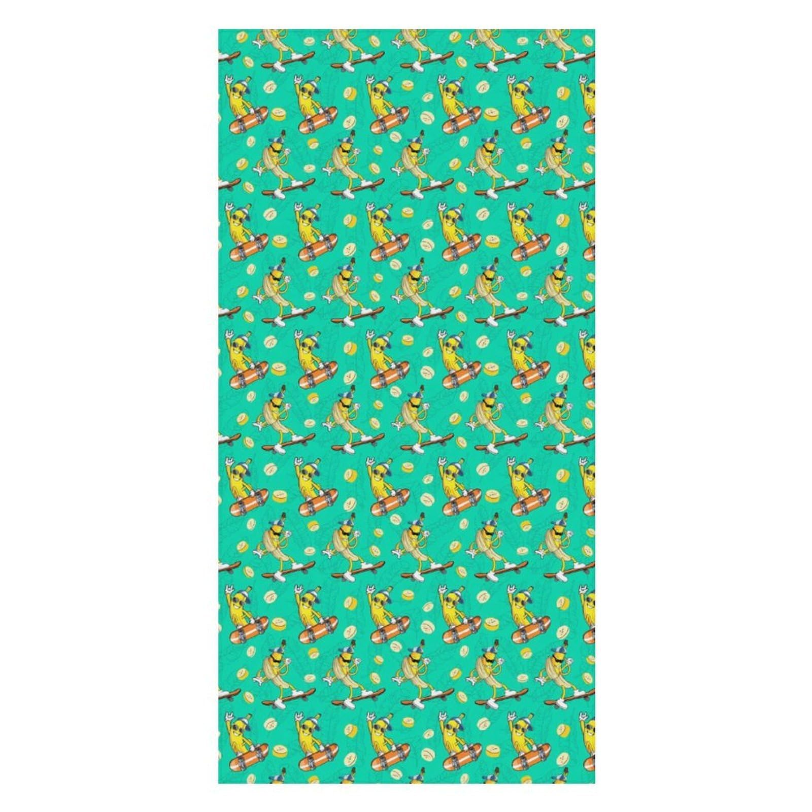 Anceky Bath Towel Quick-Dry Large Banana Skateboard Beach Towels Soft Absorbent Bath Towel for Travel Swimming Gym 31 X 63 in