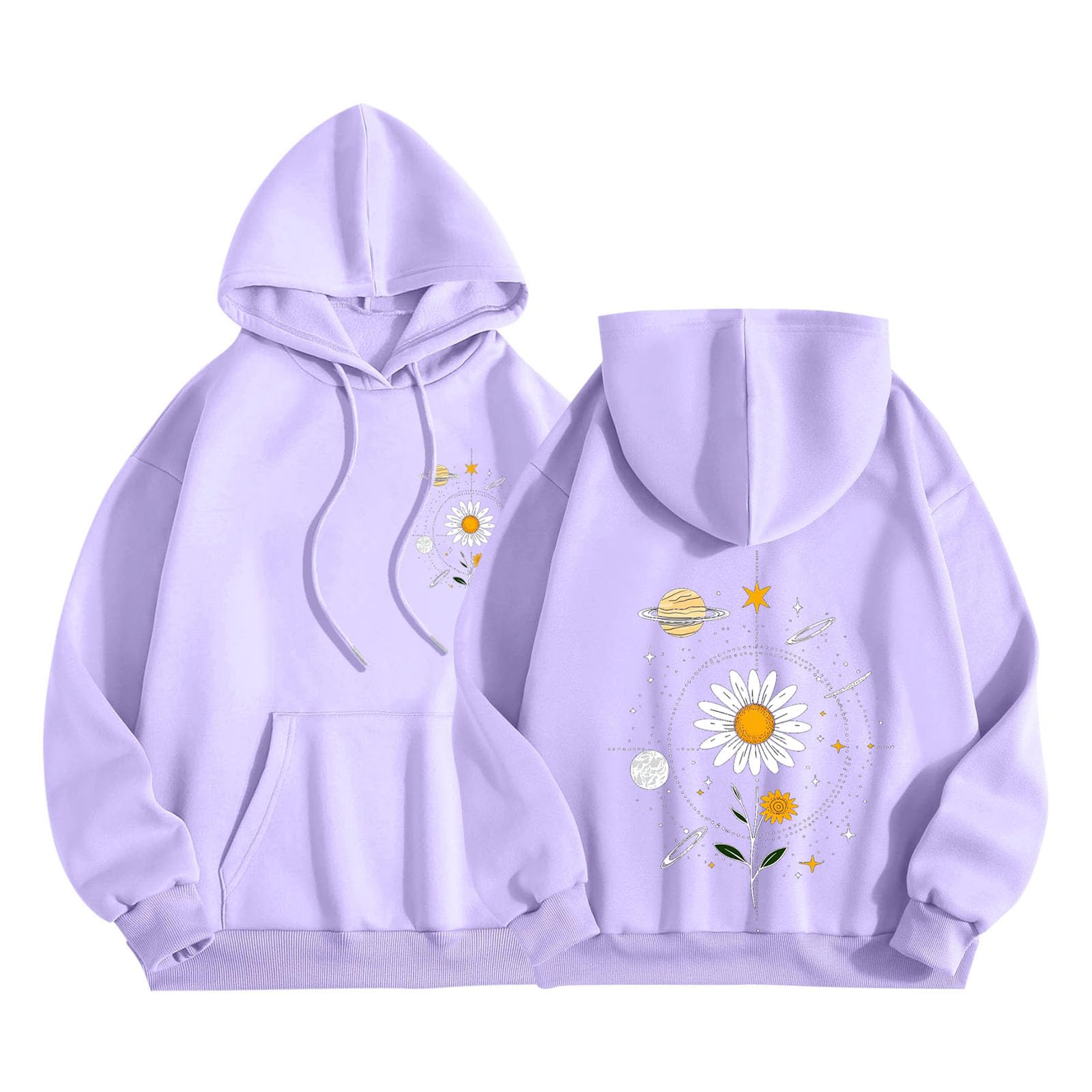 Sweat a Capuche Femme Grandes Tailles Sweat Classique Sweat-Shirt Col V Outerwear Léger Streetwear Classique aux Couleurs Assorties Veste à Manches Longues Haut Couleur Unie Mode Automne Vêtements