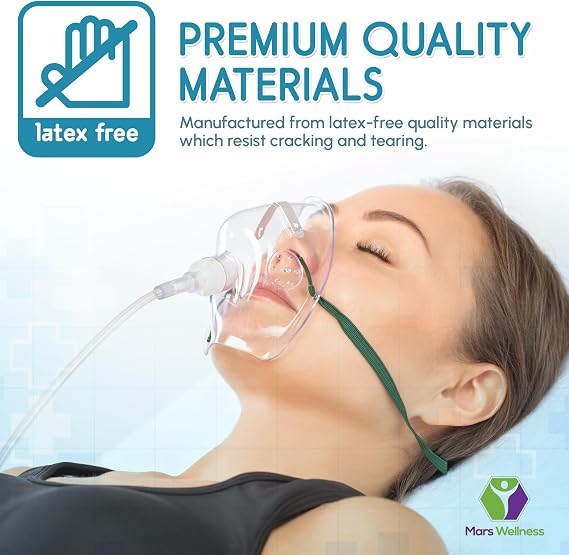 Oxygen Tubing - Clear Crush Resistant Oxygen Tubes - 7 Foot