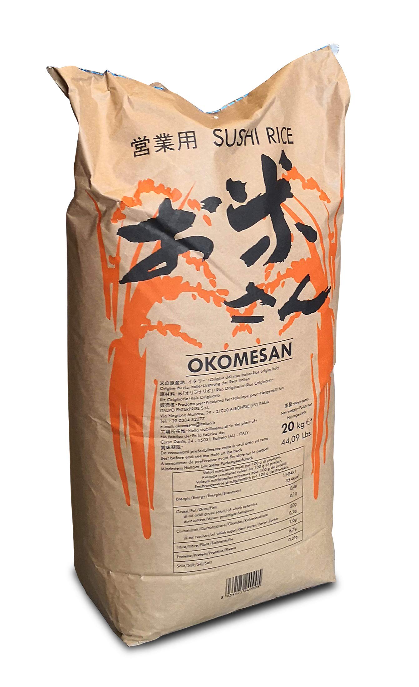 Arroz Okomesan Sushi 20Kg