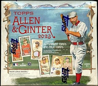 2023 Topps Allen and Ginter Baseball Factory Sealed Retail Box 24 Packs 6 Cards per pack Chase rookie cards and possible a...