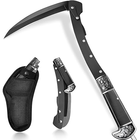 Black Sharp Edge Folding Sickle