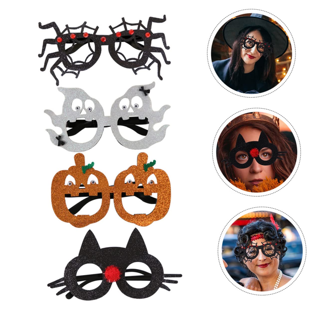 LIFKOME 20stücke Halloween Brillen Mit Lustigen Motiven Für Halloween Partys Leicht Und Bequem Aus Sicherem Material Gefertigt Für Erwachsene