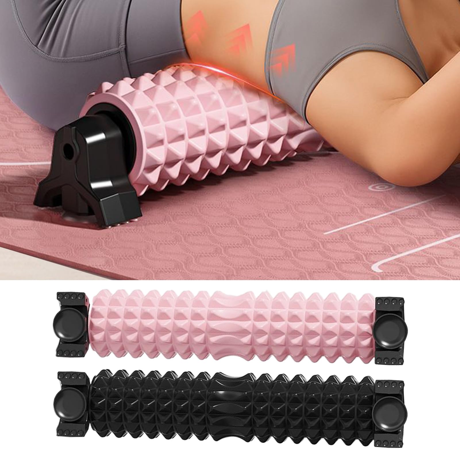 Rullo da Massaggio in Schiuma Massaggiatore Stretcher Antiscivolo | Foam Roller per l'Esercizio Per Esercizio, Stretching, Allenamento, Sonno, Arricciatura Notturna, Gamba, Corpo, Muscolo,