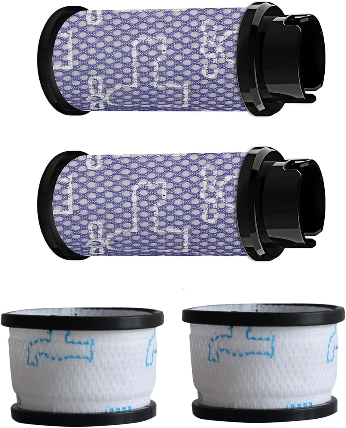 Vacuum Cleaner Replacement Filter,Compatible with INSE S6 S6P S600 Cordless Vacuum Cleaner,Replacement Vacuum Filters Kit Washable Reusable