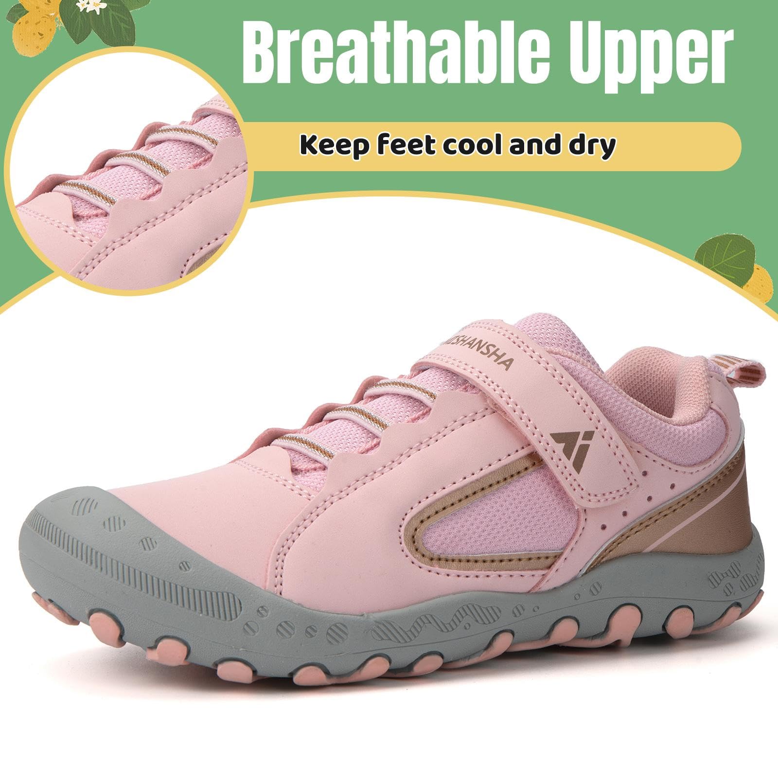 Mishansha Bambini Scarpe da Trekking Traspirante Antiscivolo Ragazzi Scarpe da Corsa