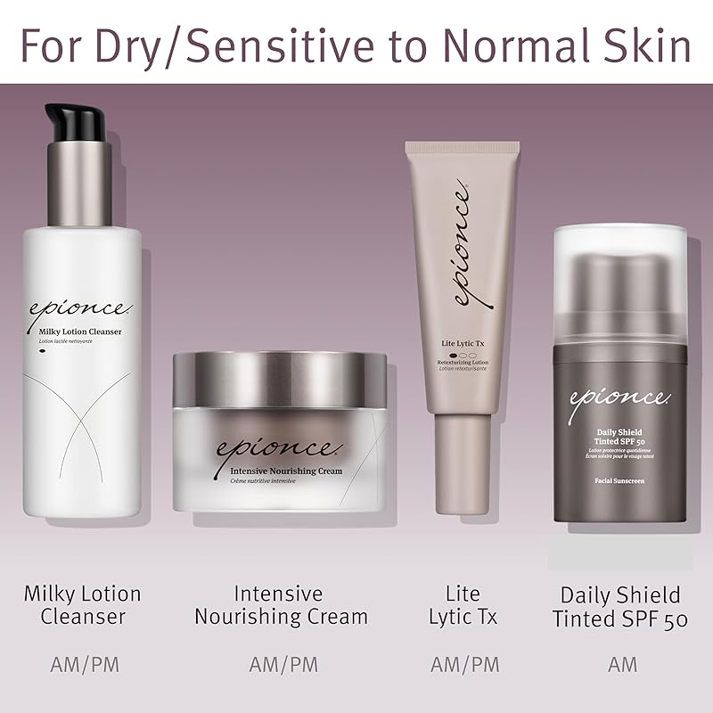 Step-by-step application of nourishing cream