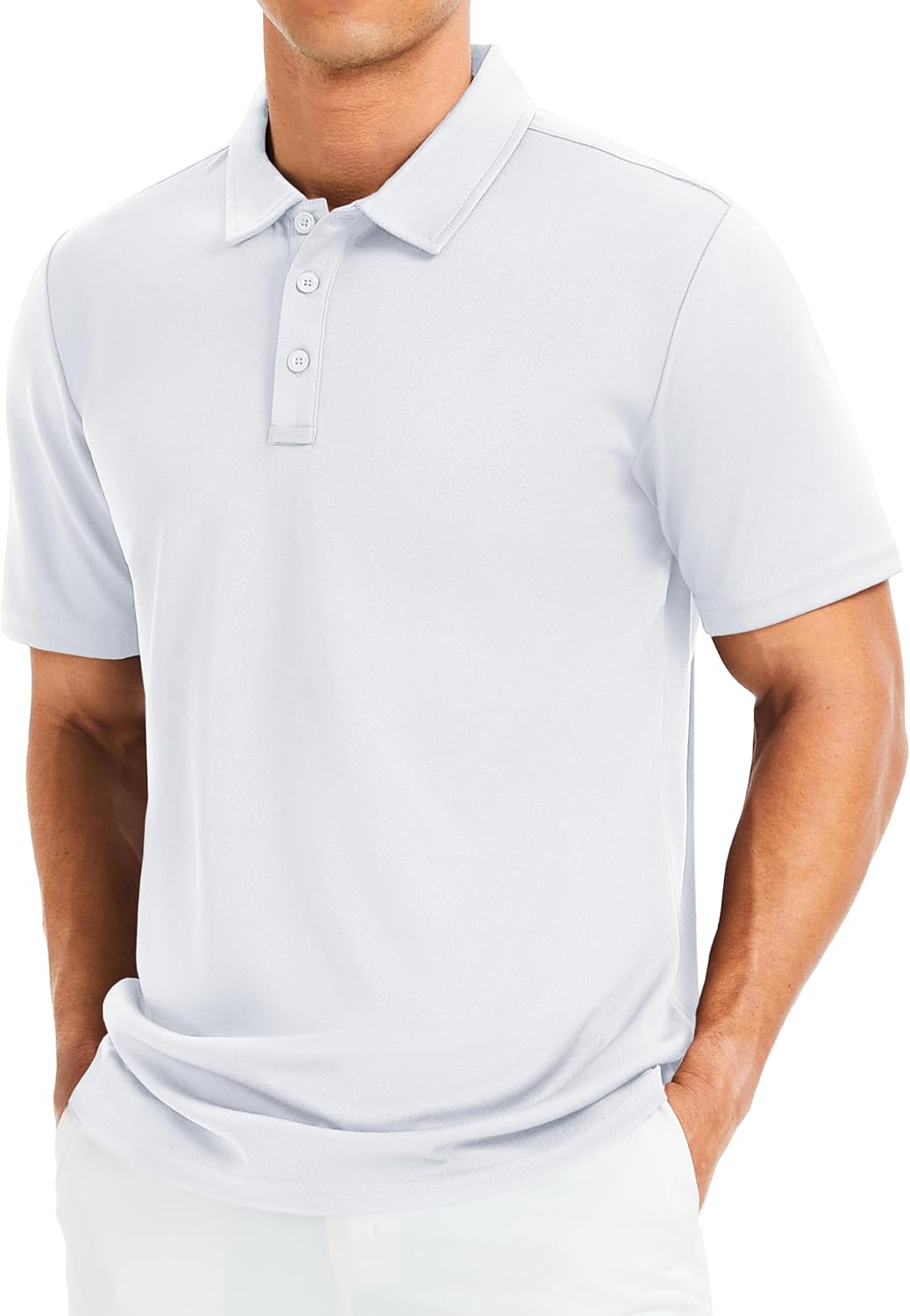 MAGCOMSEN Men's Polo Shirts Short Sleeve Golf Quick Dry Collared Moisture Wicking Athletic Performance Polos - Image 2