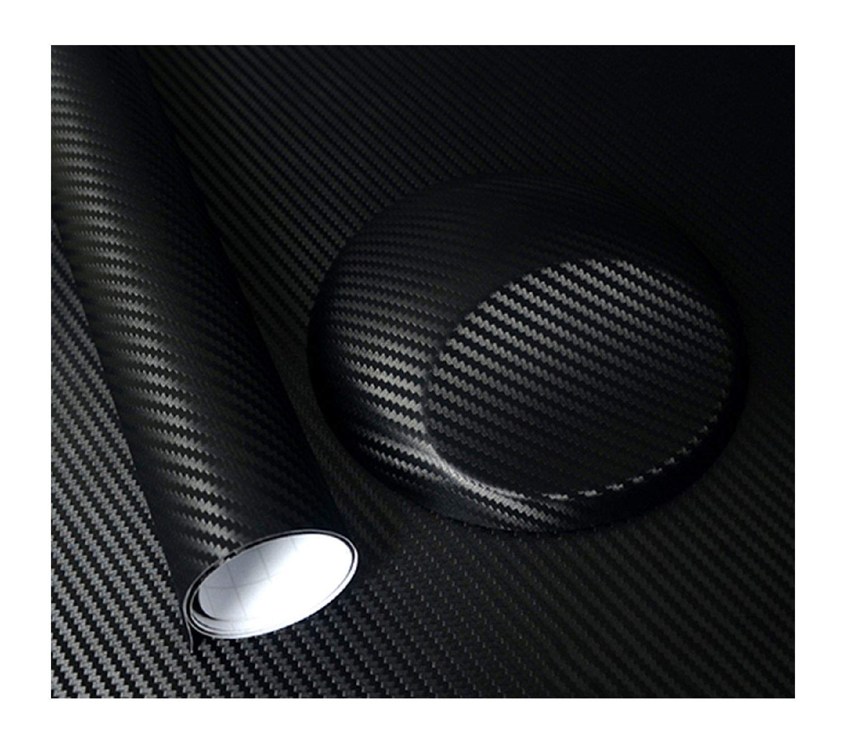 wall-8-CC Car Styling Car Sticker 200x50 cm 3d 4d Carbon Fiber Vinyl Film 3m Waterproof Diy Wrap With Retail Packaging Motorcycle,3d Black
