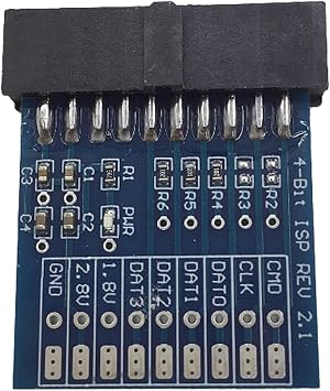 2X New Adapter JTAG, ISP 4-BIT ISP REV 2.1 for Easy Jtag Plus Box/ESAYJTAG Tool